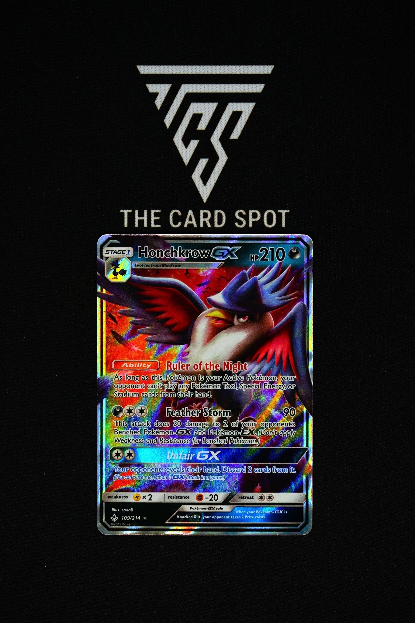 109/214 - Honchkrow GX - Pokemon TCG - THE CARD SPOT PTY LTD.