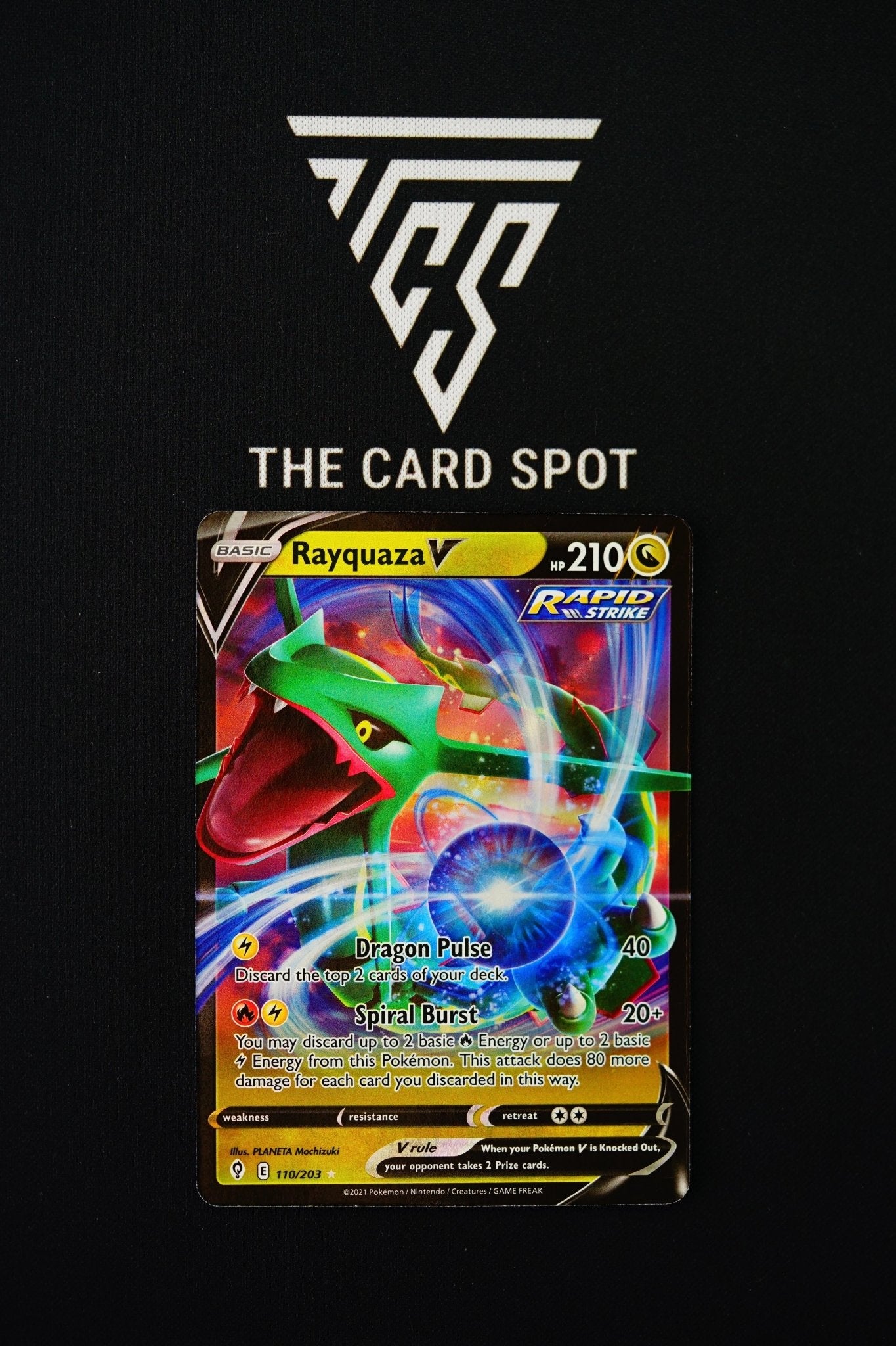 110/203 Rayquaza V - Pokemon TCG - THE CARD SPOT PTY LTD.Pokemon Raw CardsPokémon