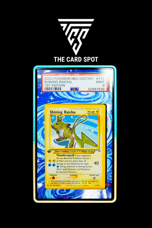 111/105 Shining Raichu 1st Edition PSA 9 - Pokemon TCG - THE CARD SPOT PTY LTD.