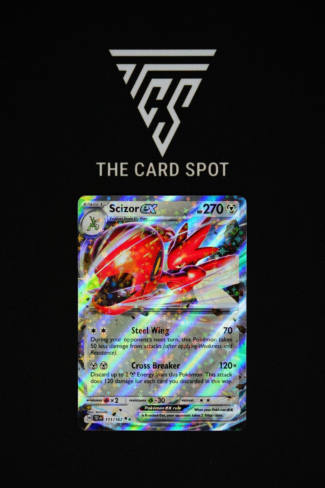 111/162 - Scizor ex - Pokemon TCG - THE CARD SPOT PTY LTD.