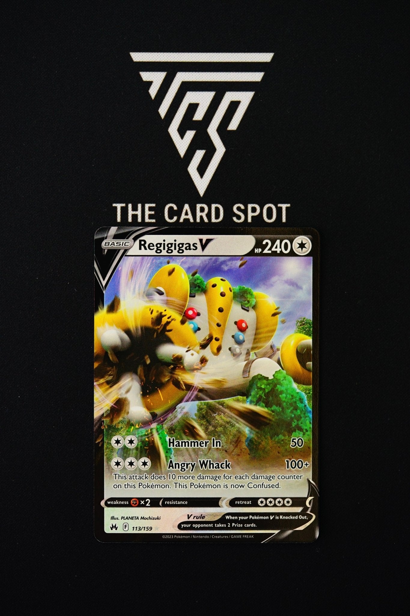 113/159 Regigigas V - Pokemon TCG - THE CARD SPOT PTY LTD.Pokemon Raw CardsPokémon