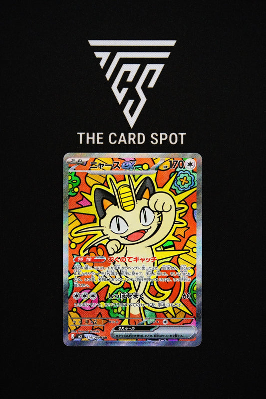 114/080 - Meowth Ex SAR - Pokemon TCG - THE CARD SPOT PTY LTD.