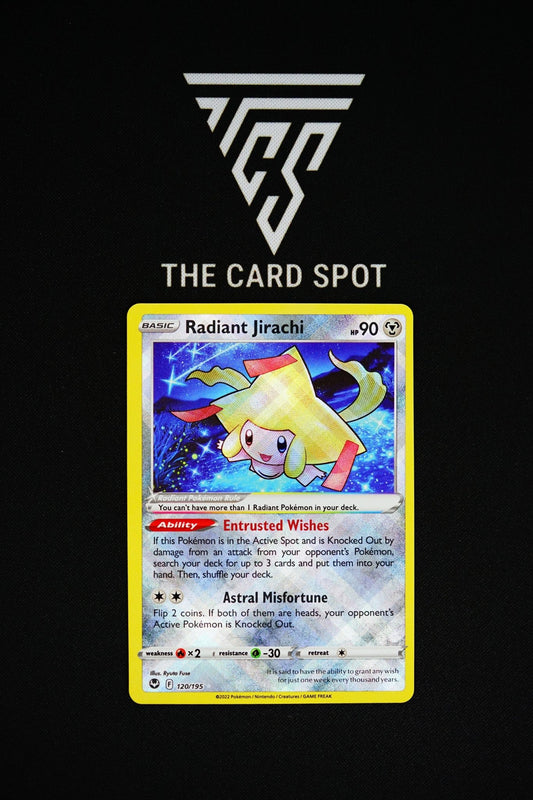 120/195 Radiant Jirachi Pokemon Card - THE CARD SPOT PTY LTD.Pokemon Raw CardsPokémon