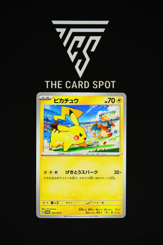 120/SV-P Pikachu Promo - Pokemon TCG - THE CARD SPOT PTY LTD.Pokemon Raw CardsPokémon