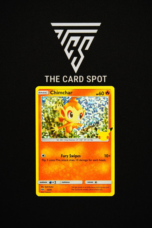 12/25 Chimchar 25th Celebrations - Pokemon TGC - THE CARD SPOT PTY LTD.