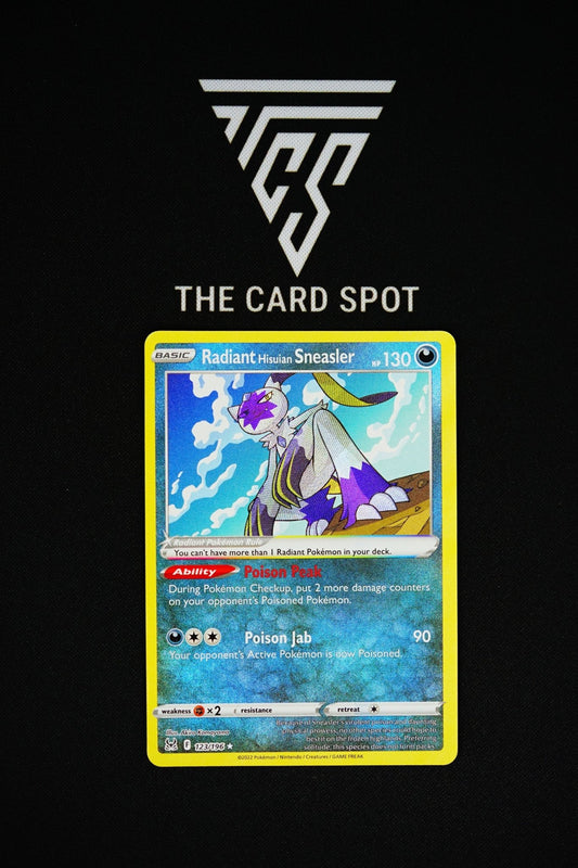 123/196 Radiant Hisuian Sneasler Pokemon Card - THE CARD SPOT PTY LTD.Pokemon Raw CardsPokémon