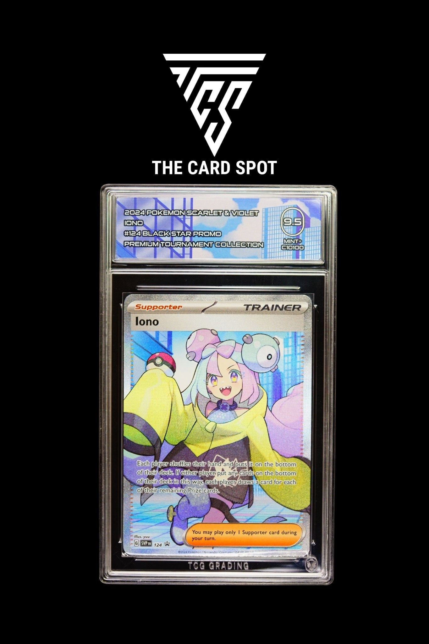 124 Iono TCG 9.5 - Pokemon TCG - THE CARD SPOT PTY LTD.
