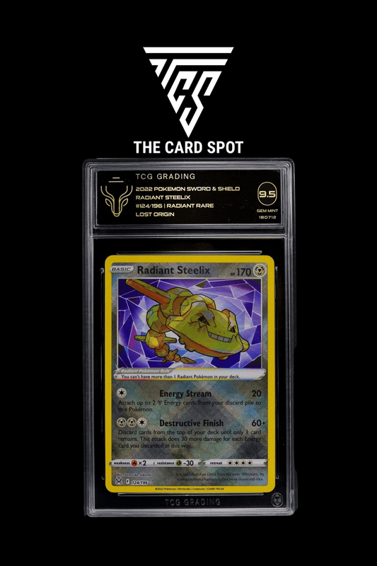 124/196 - Radiant Steelix TCG 9.5 - Pokemon TCG - THE CARD SPOT PTY LTD.