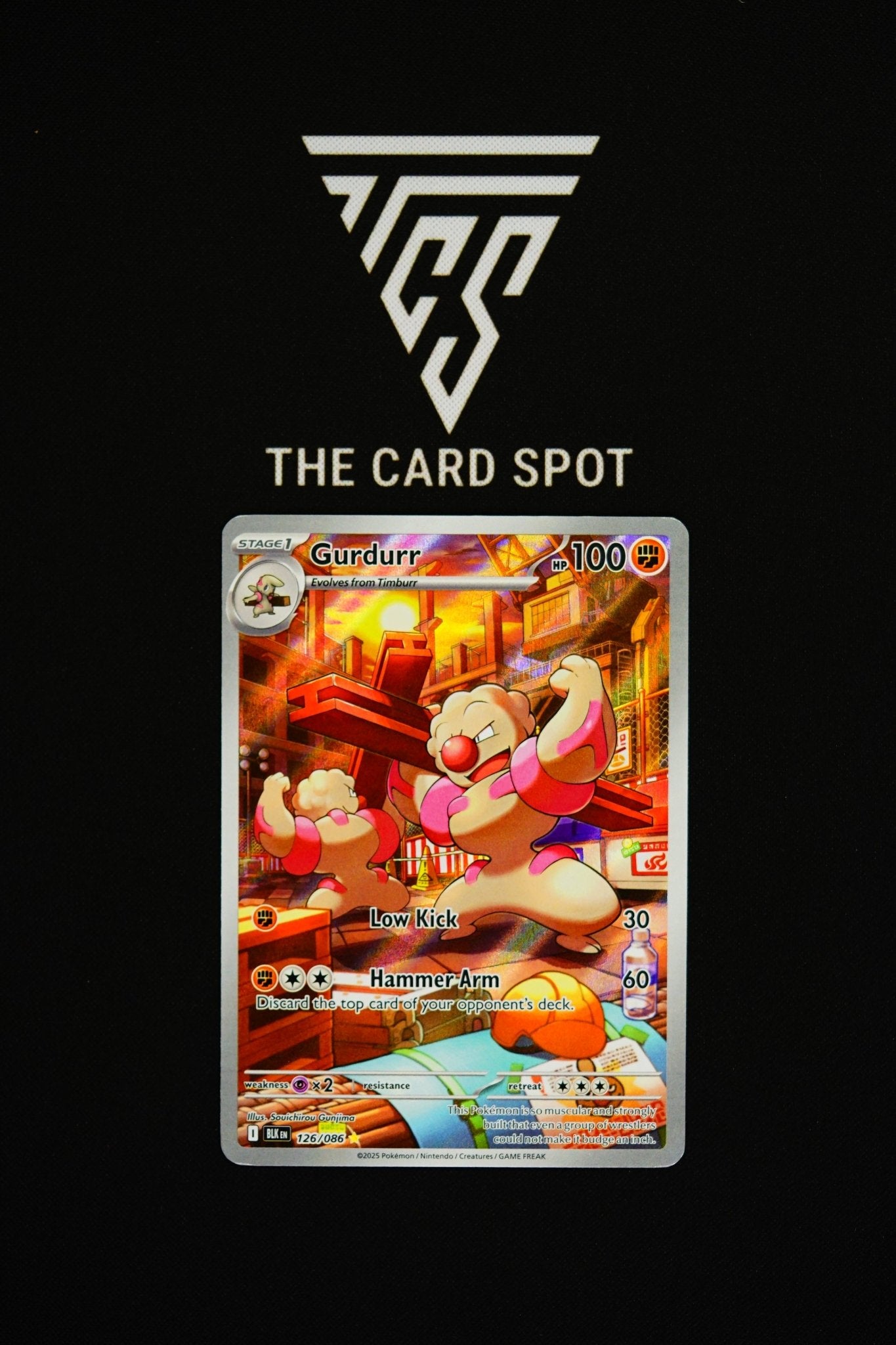 126/086 Gurdurr - Pokemon TCG - THE CARD SPOT PTY LTD.
