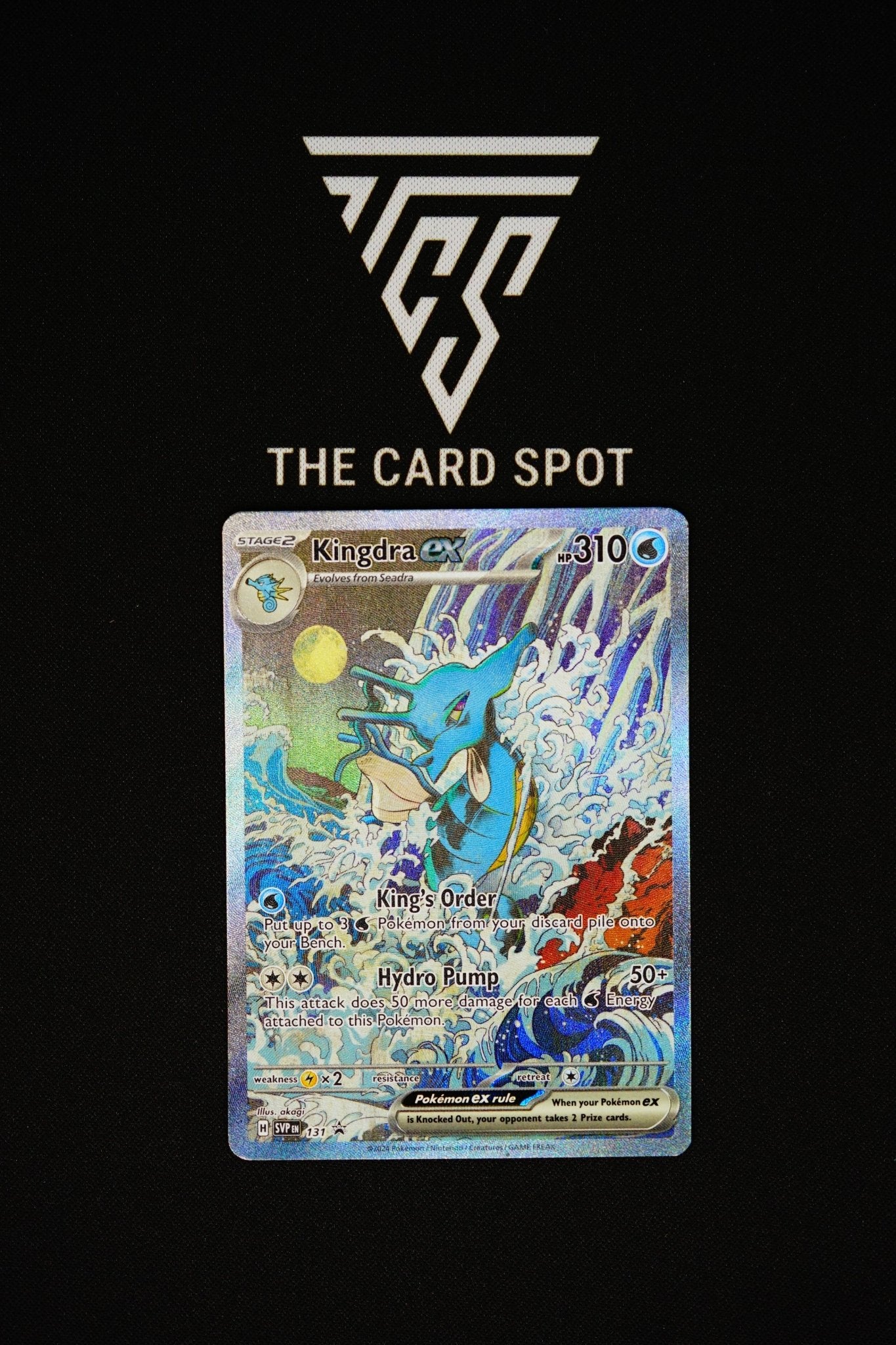 131 Promo Kingdra EX - Pokemon TCG - THE CARD SPOT PTY LTD.