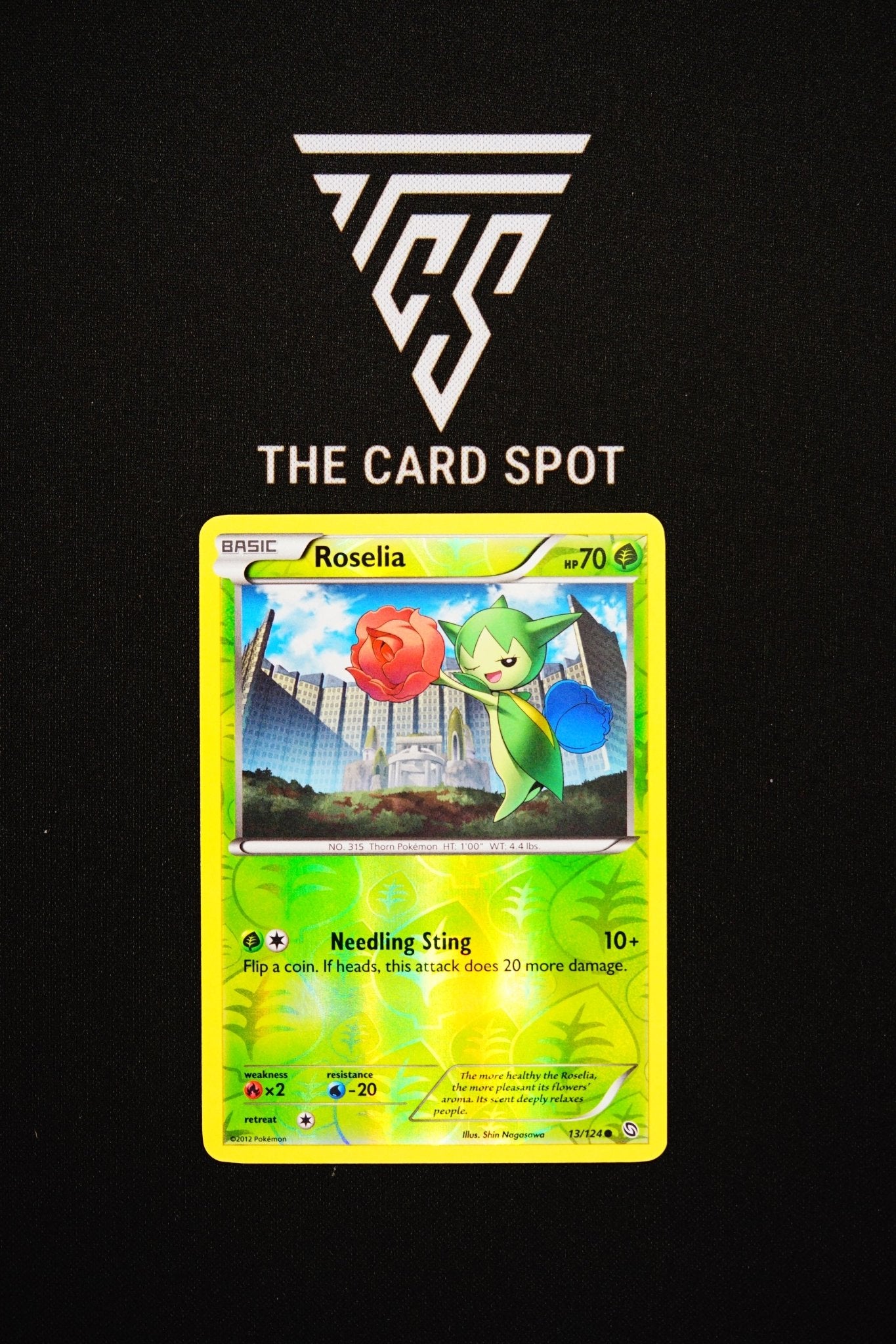 13/124 - Roselia Reverse Holo - Pokemon TCG - THE CARD SPOT PTY LTD.