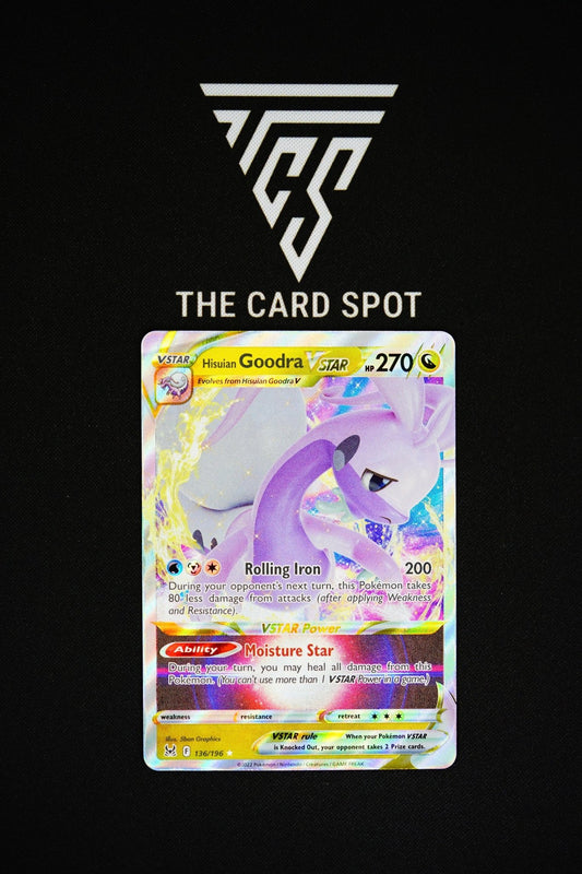 136/196 hisuian Goodra Vstar Pokemon Card - THE CARD SPOT PTY LTD.Pokemon Raw CardsPokémon