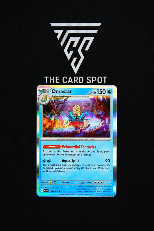 139/165 Omastar - Pokemon TCG - THE CARD SPOT PTY LTD.