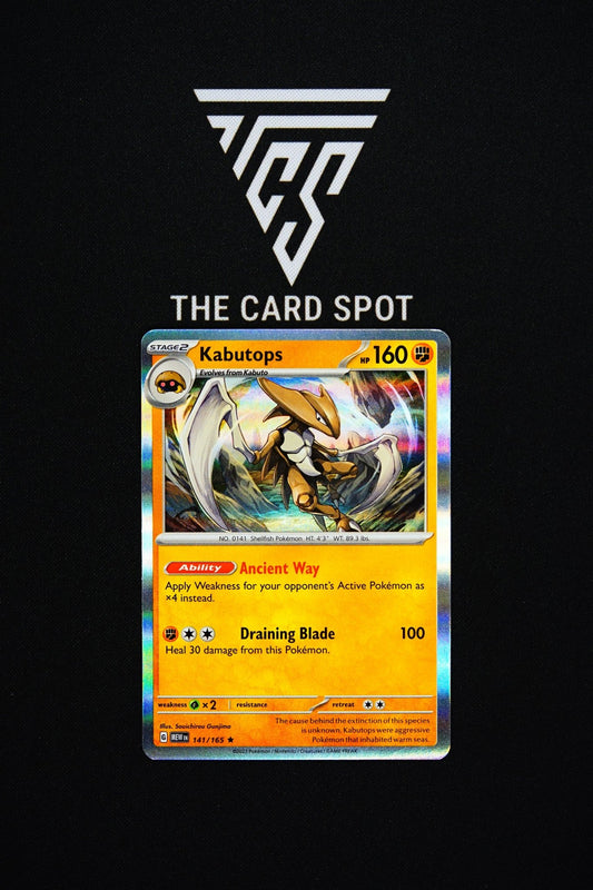 141/165 Kabutops - Pokemon TCG - THE CARD SPOT PTY LTD.