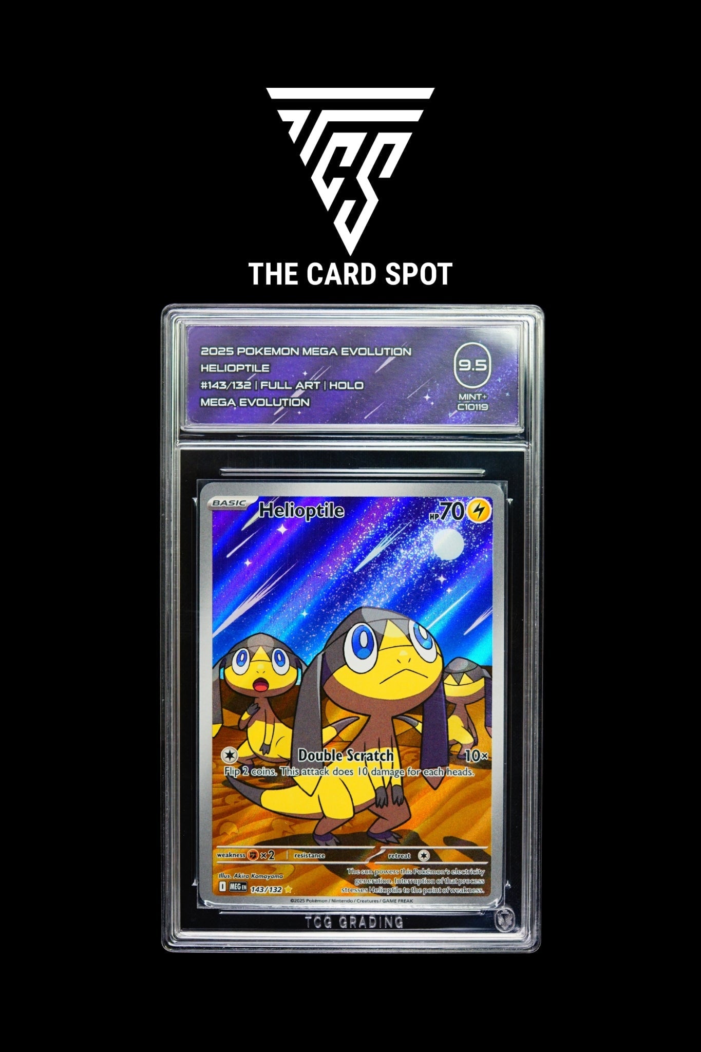 143/132 Helioptile TCG 9.5 - Pokemon TCG - THE CARD SPOT PTY LTD.