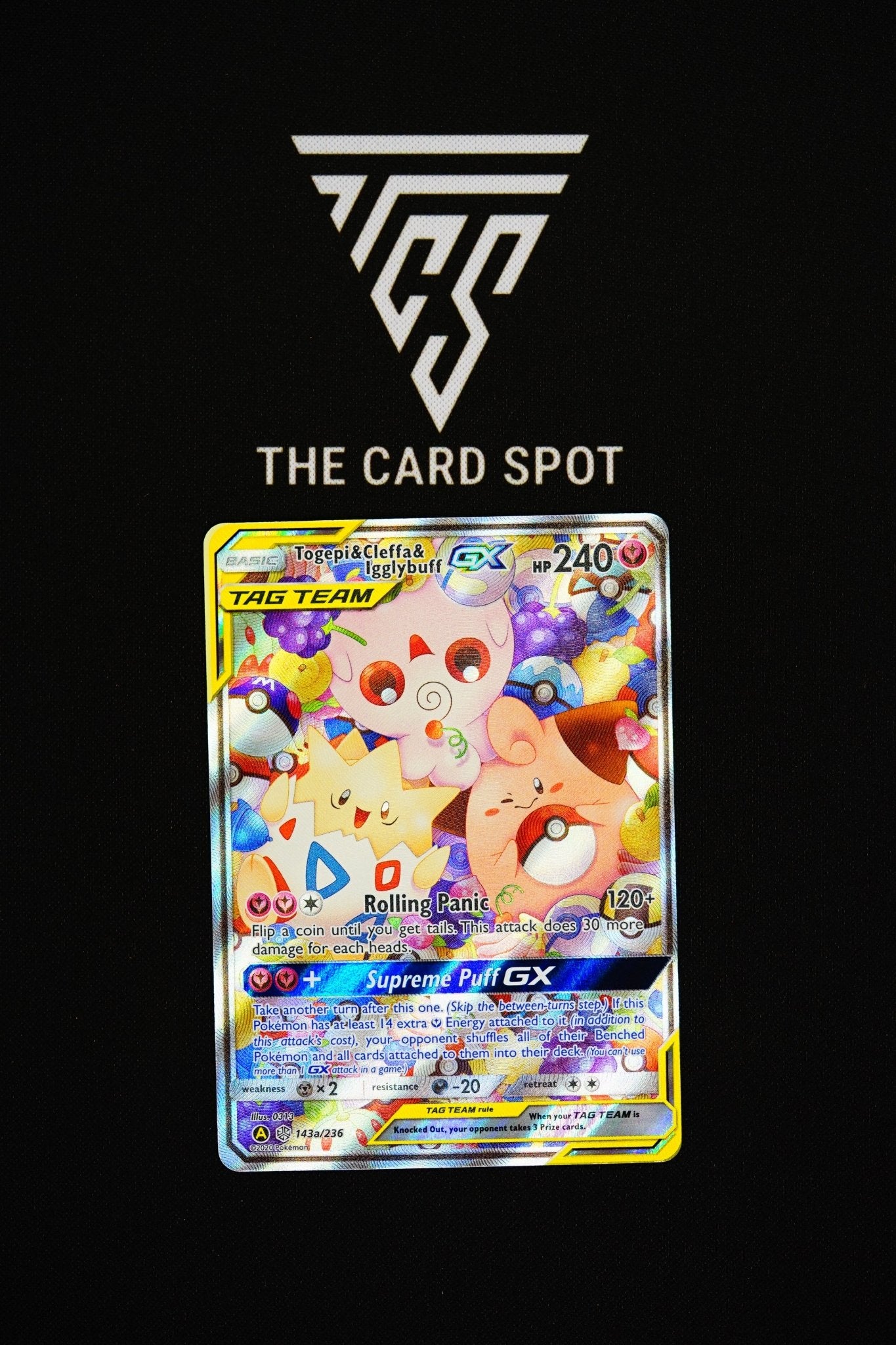 143a/236 - Togepi & Cleffa & Igglypuff GX - Pokemon TCG - THE CARD SPOT PTY LTD.