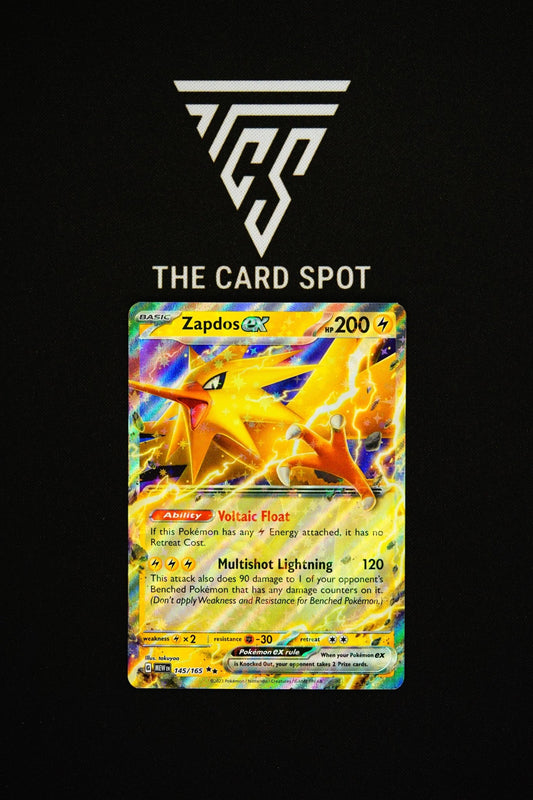 145/165 Zapdos ex - Pokemon TCG - THE CARD SPOT PTY LTD.