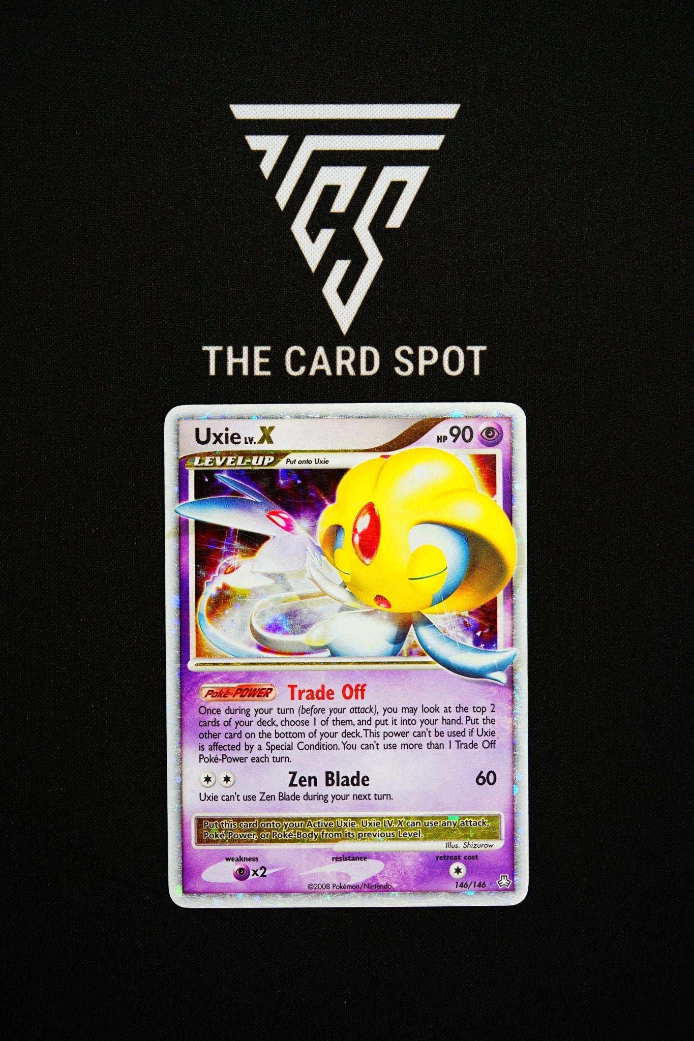 146/146 Uxie Lv.X - Pokemon TCG - THE CARD SPOT PTY LTD.