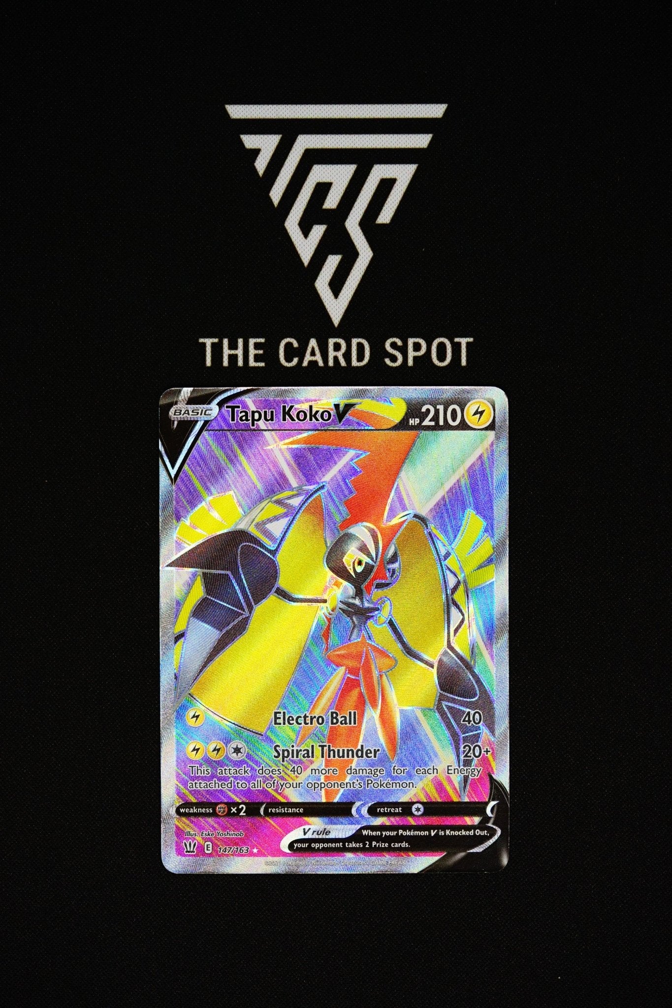 147/163 - Tapu Koko V - Pokemon TCG - THE CARD SPOT PTY LTD.