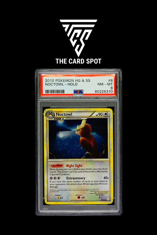 8/123 Noctowl PSA 8 - Pokemon TCG