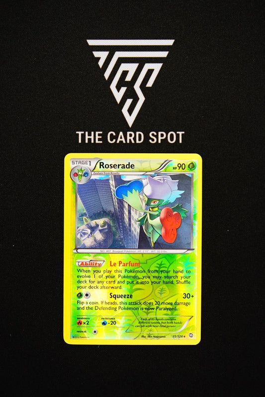 15/124 - Roserade Reverse Holo - Pokemon TCG - THE CARD SPOT PTY LTD.