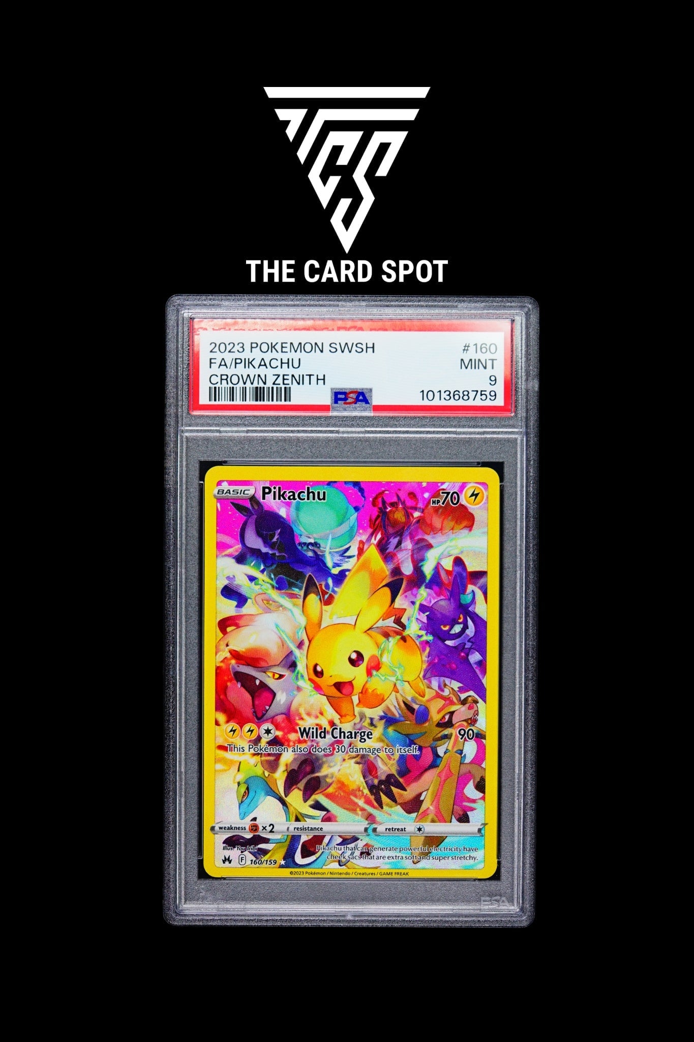 160/159 Pikachu PSA 9 - Pokemon TCG - THE CARD SPOT PTY LTD.