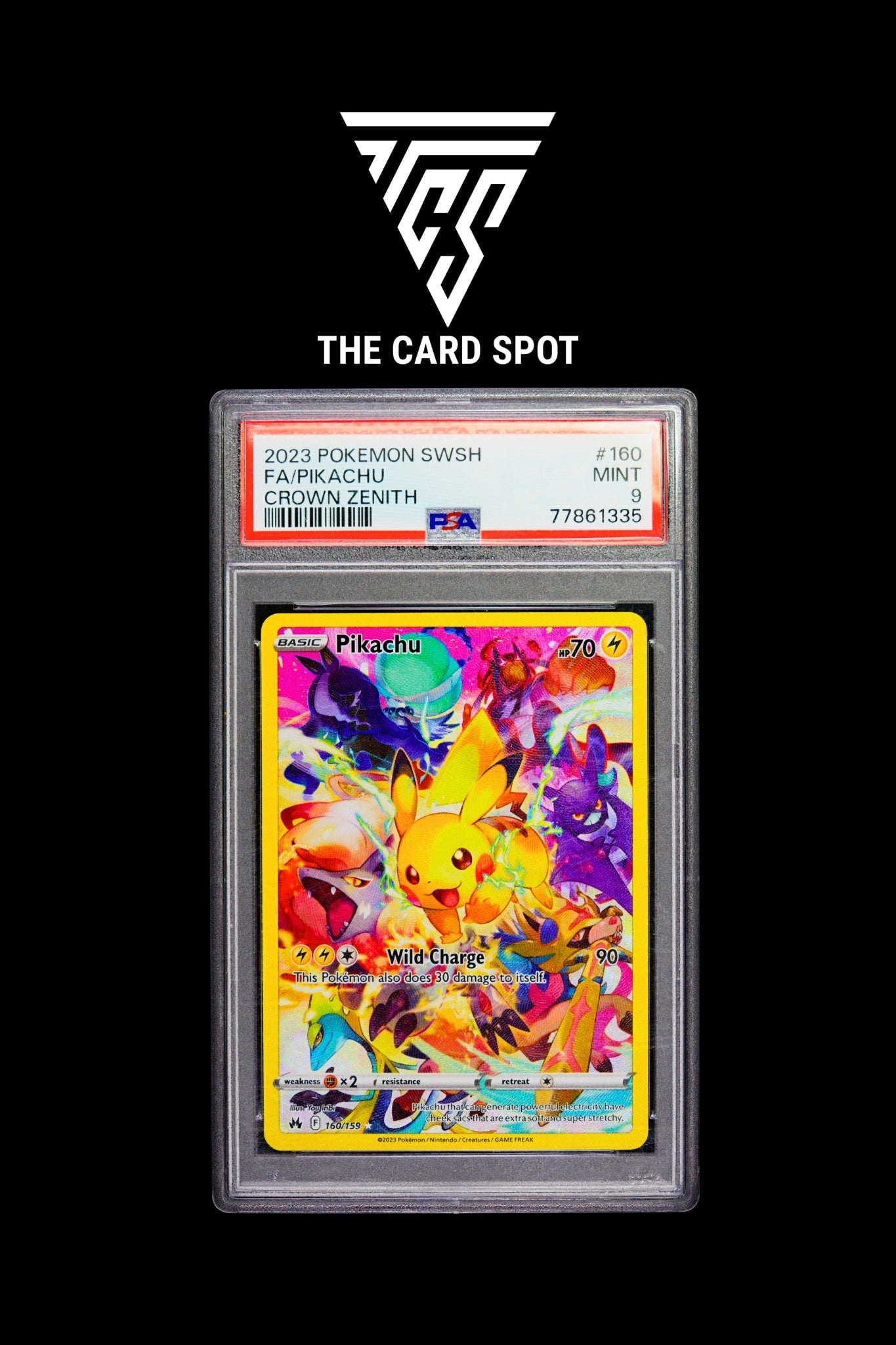160/159 Pikachu PSA 9 - Pokemon TCG - THE CARD SPOT PTY LTD.