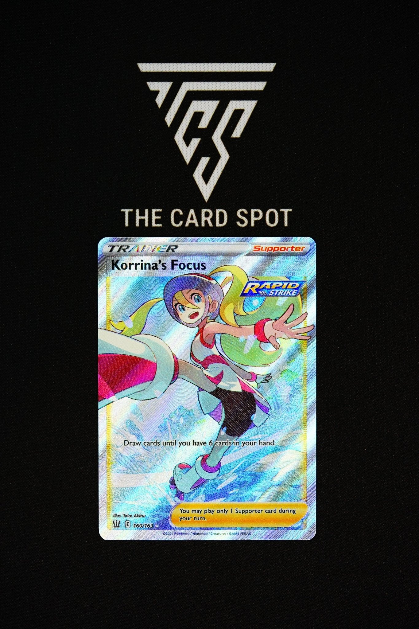 160/163 Korrina's Focus - Pokemon TCG - THE CARD SPOT PTY LTD.