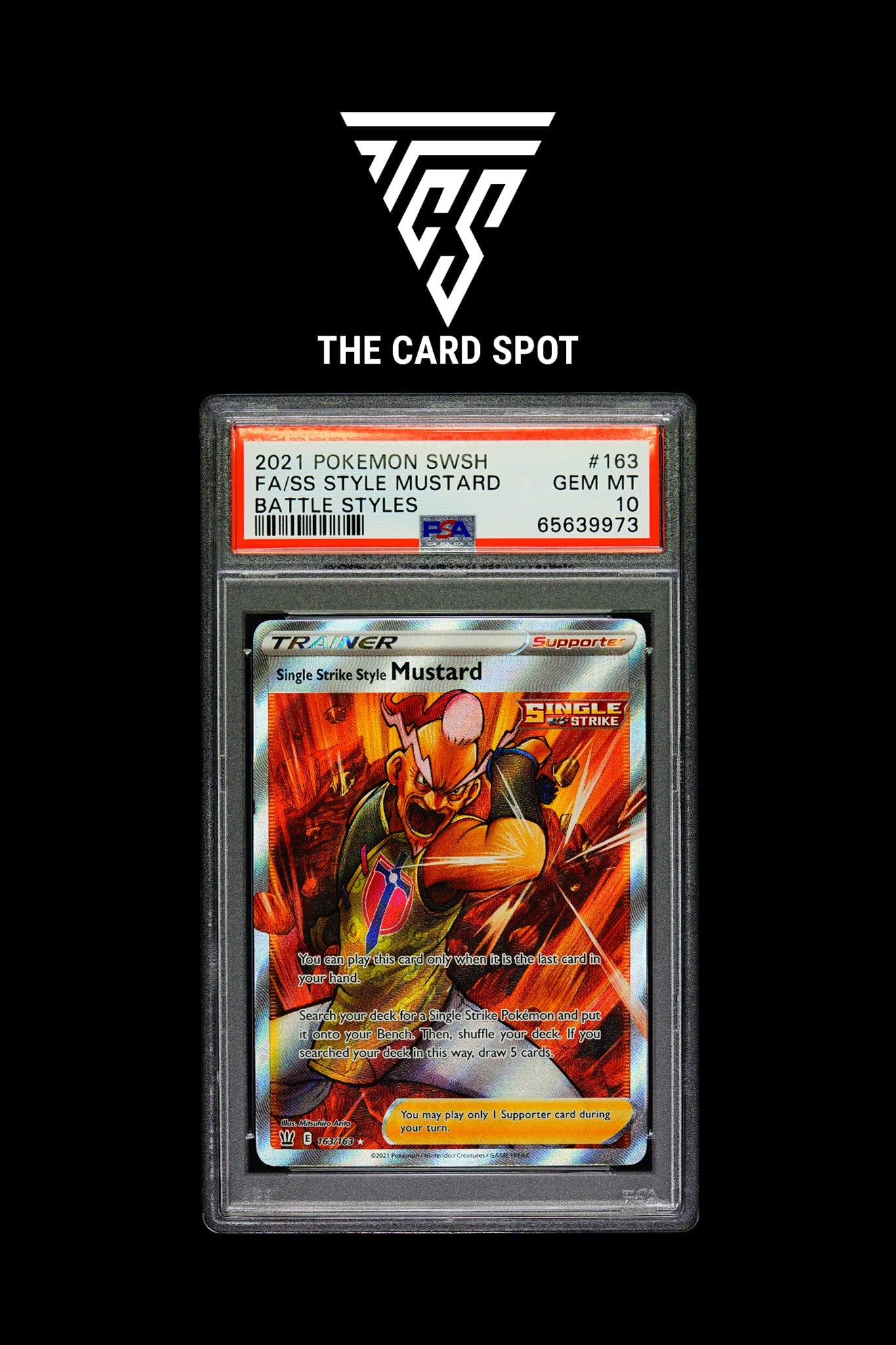 163/163 Mustard PSA 10 - Pokemon TCG - THE CARD SPOT PTY LTD.