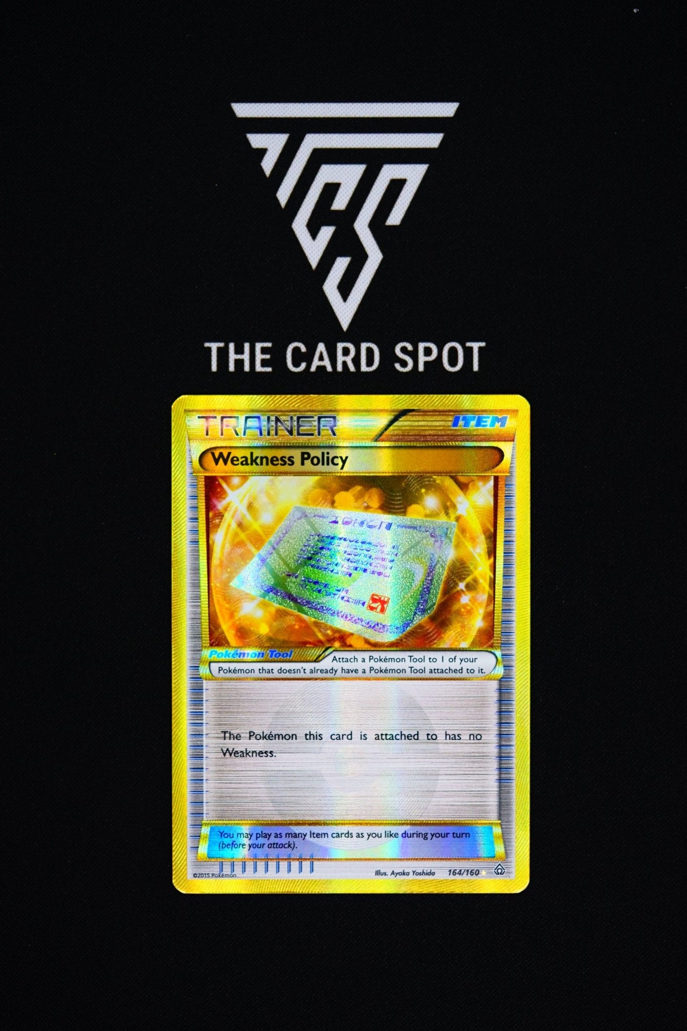 164/160 Weakness Policy - Pokemon TCG - THE CARD SPOT PTY LTD.