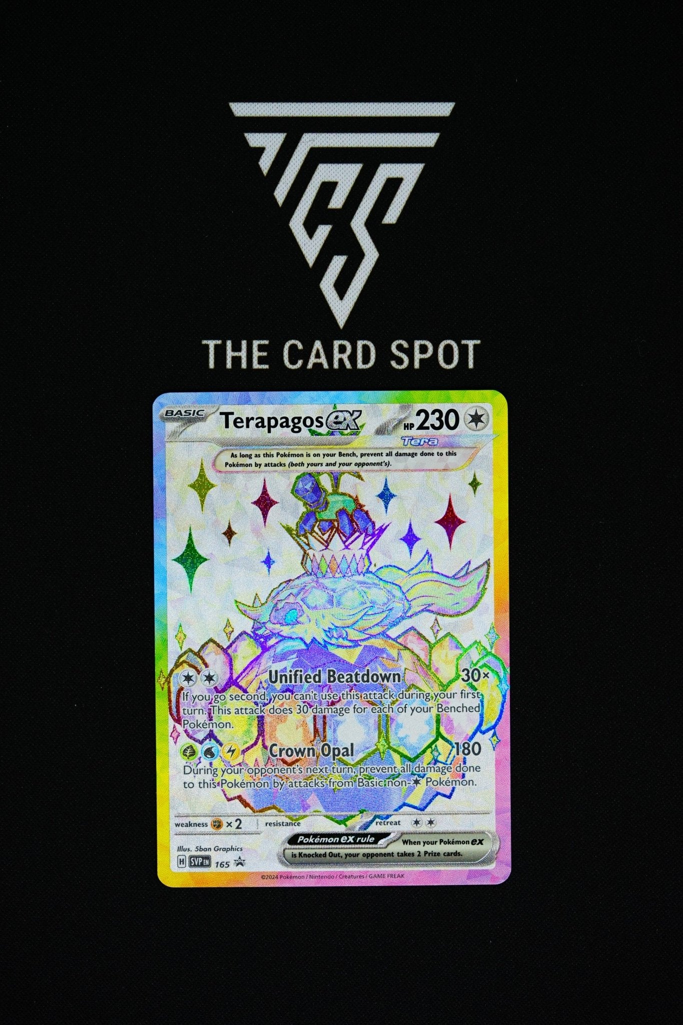 165 Terapagos EX - Pokemon TGC - THE CARD SPOT PTY LTD.