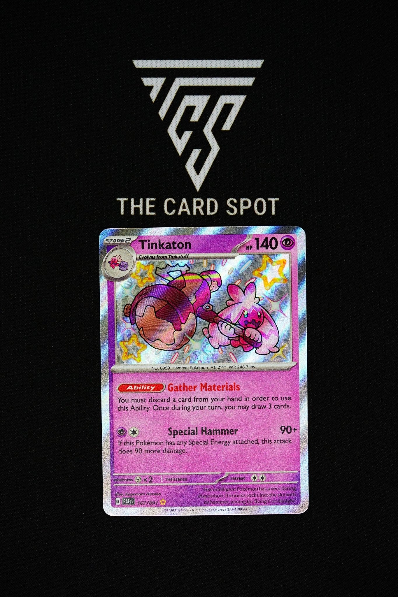 167/091 - Tinkaton - Pokemon TCG - THE CARD SPOT PTY LTD.