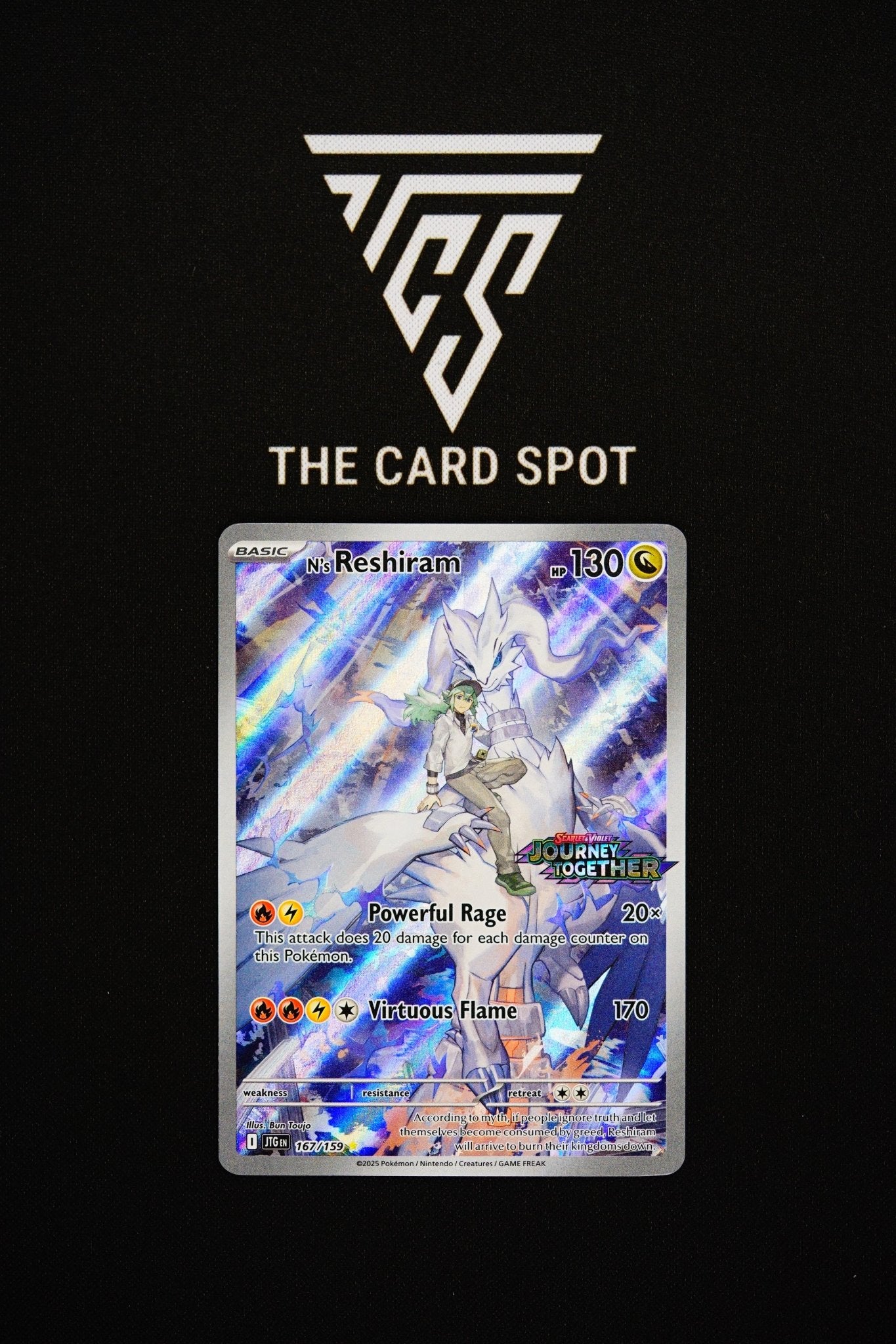 167/159 - N's Reshiram - Pokemon TCG - THE CARD SPOT PTY LTD.