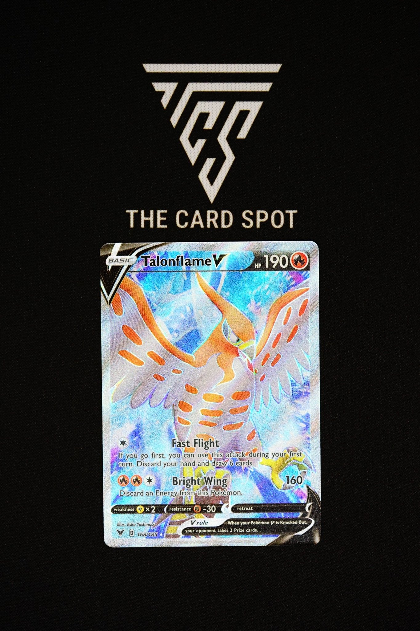 168/185 - Talonflame V - Pokemon TCG - THE CARD SPOT PTY LTD.