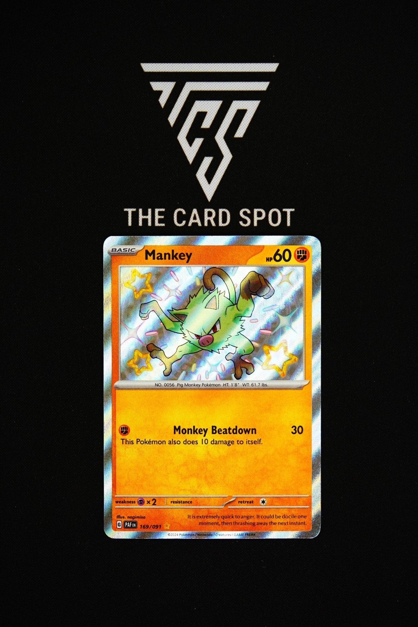 169/091 - Mankey - Pokemon TCG - THE CARD SPOT PTY LTD.