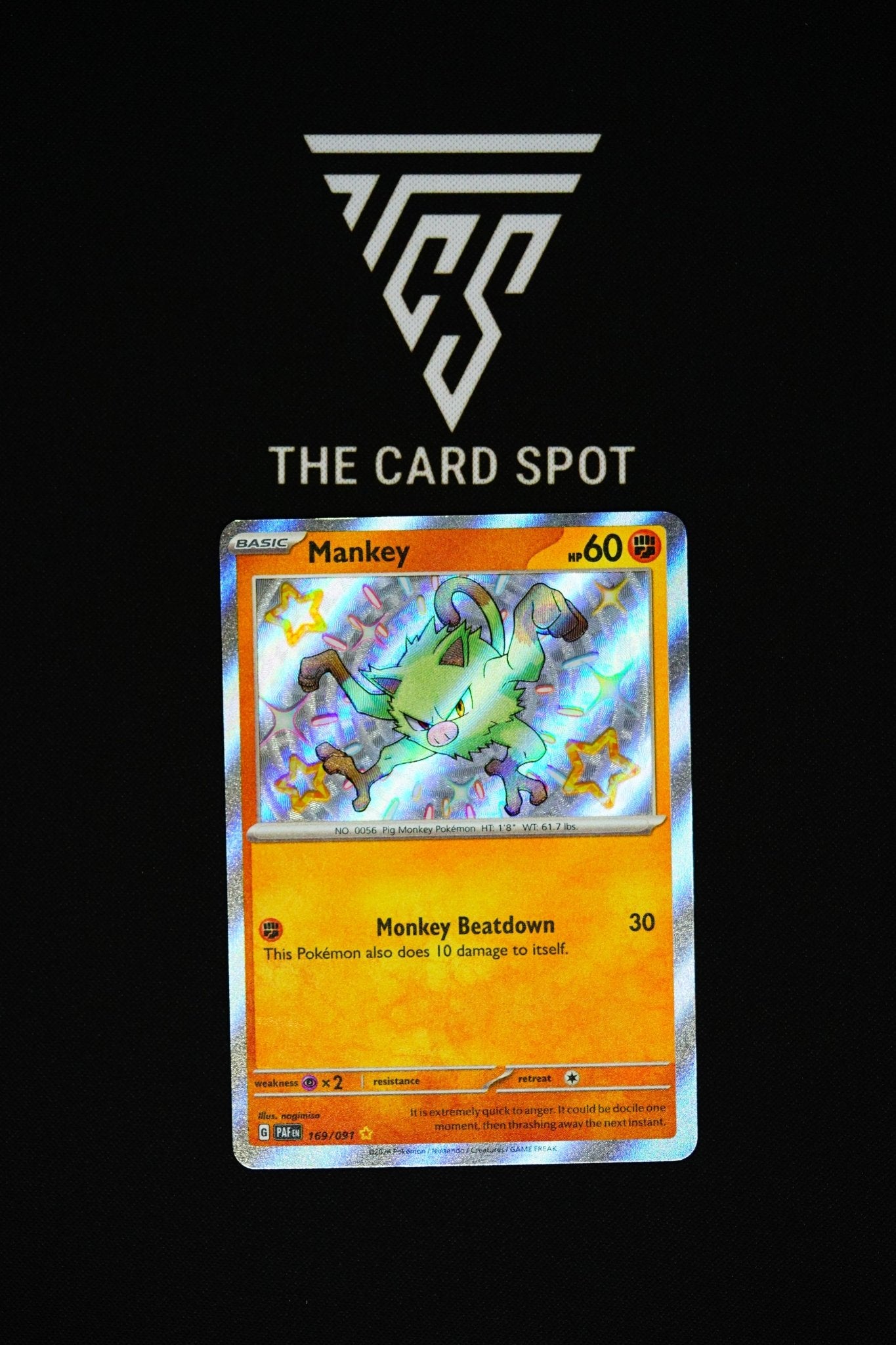 169/091 - Mankey - Pokemon TCG - THE CARD SPOT PTY LTD.