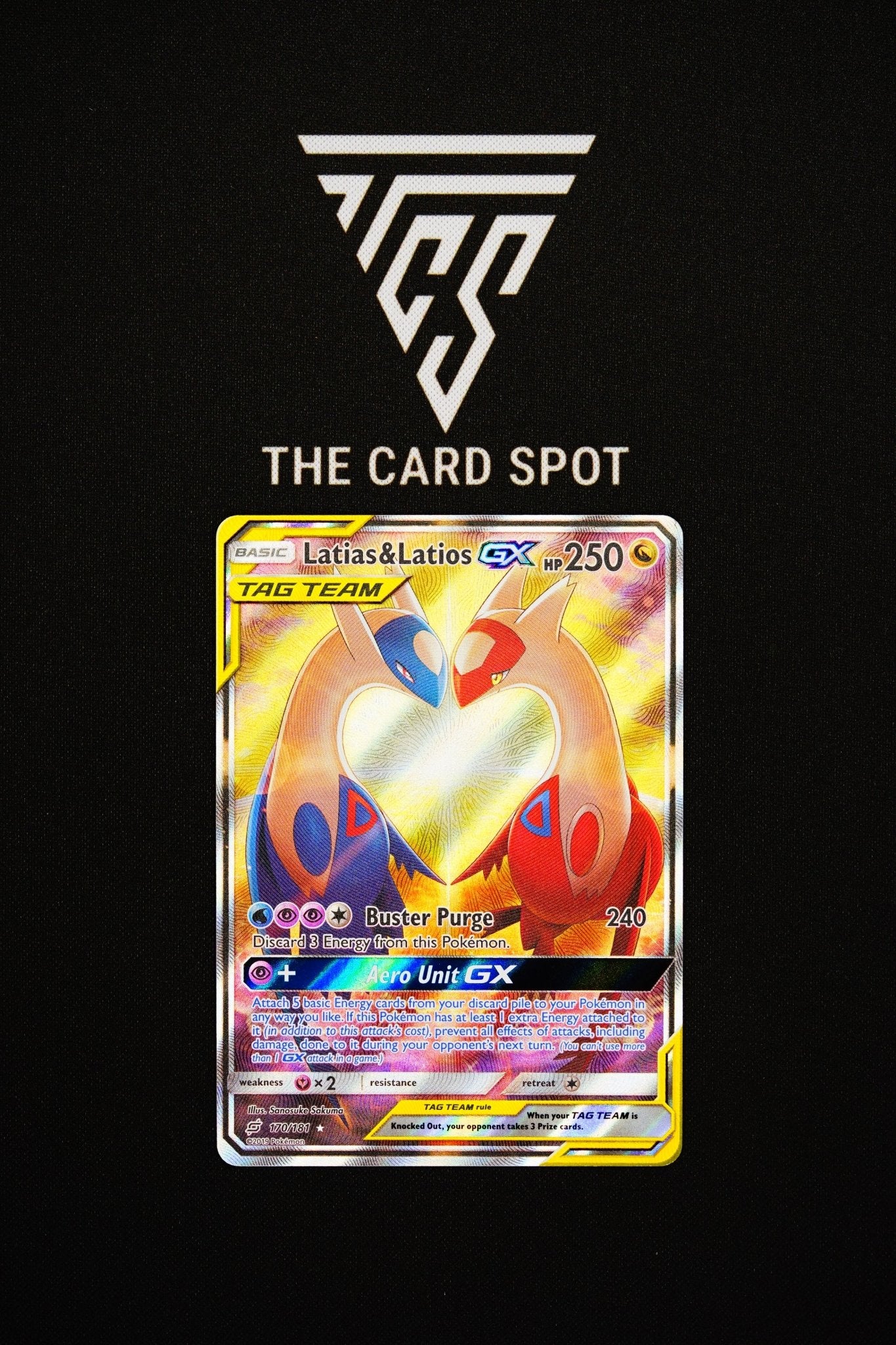 170/181 Latias & Latios Gx Tag Team - Pokemon TCG - THE CARD SPOT PTY LTD.