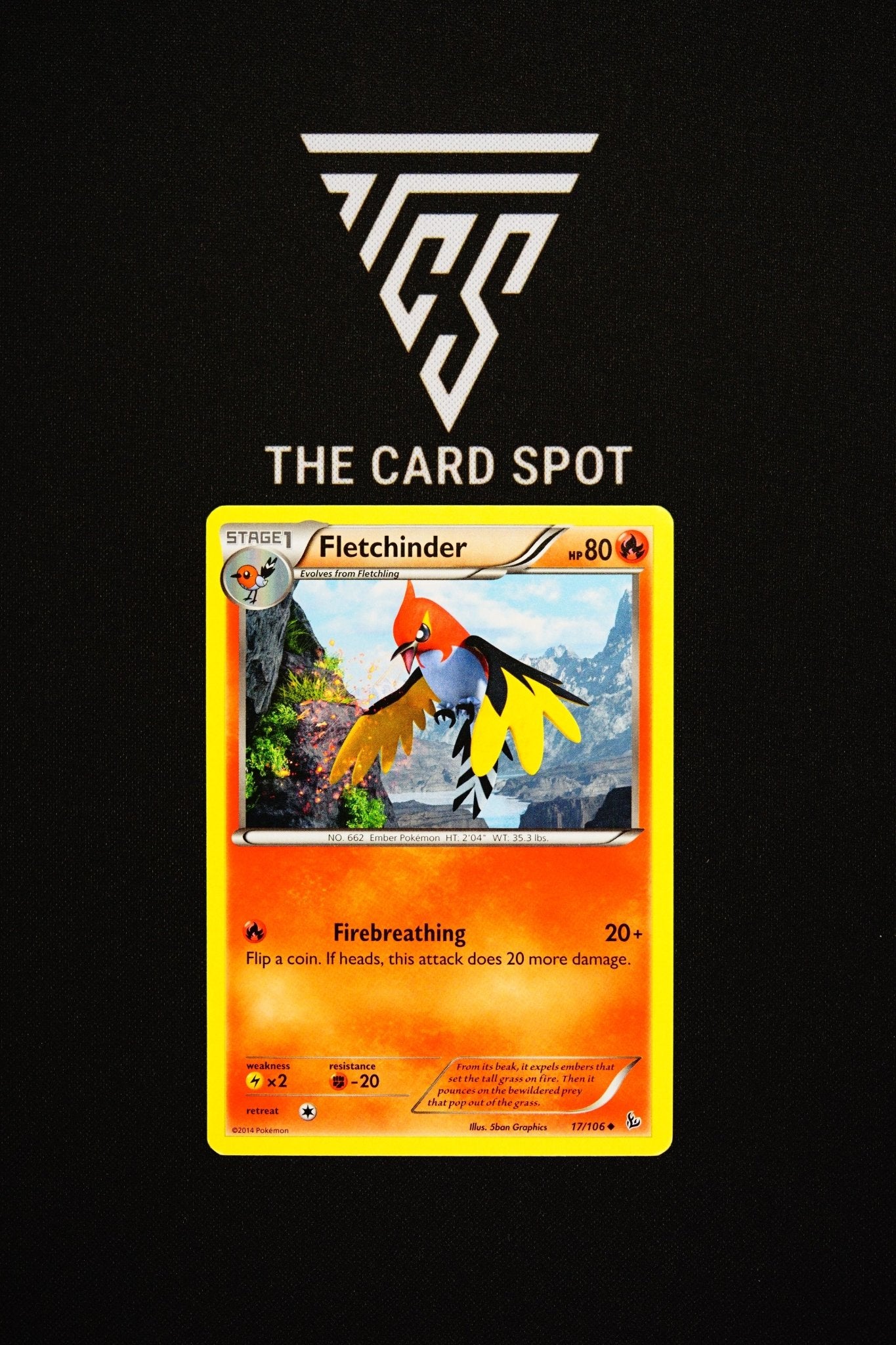 17/106 Fletchinder - Pokemon TCG - THE CARD SPOT PTY LTD.
