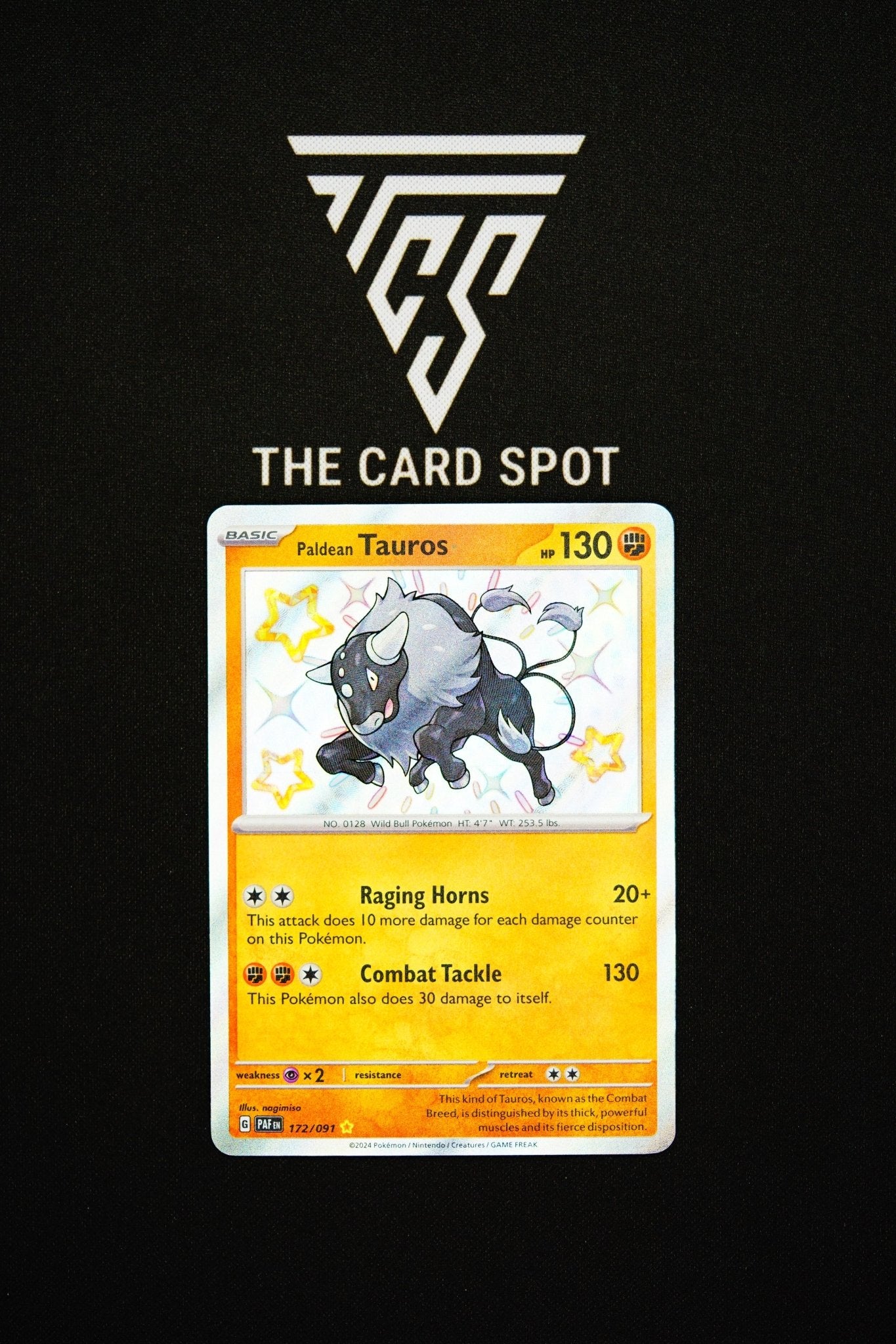 172/091 Paldean Tauros - Pokemon TCG - THE CARD SPOT PTY LTD.