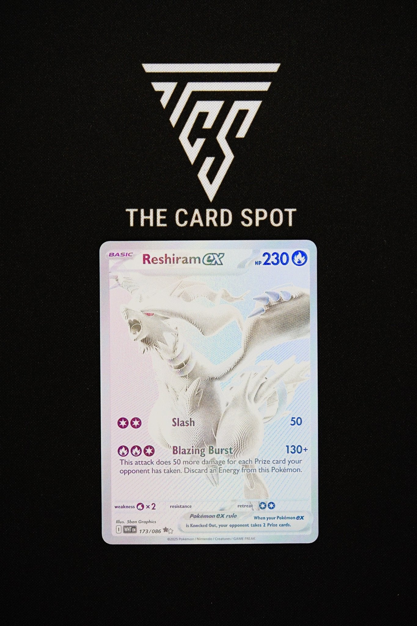 173/086 Reshiram Ex - Pokemon TCG - THE CARD SPOT PTY LTD.