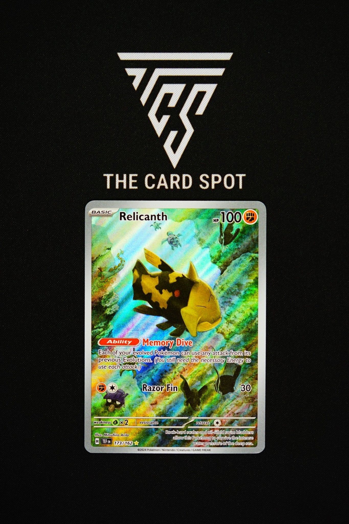 173/162 Relicanth - Pokemon TCG - THE CARD SPOT PTY LTD.