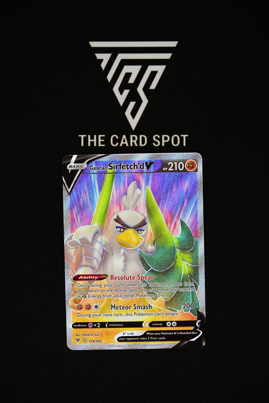 174/185 - Galarian Sirfetch'd V - Pokemon TCG - THE CARD SPOT PTY LTD.