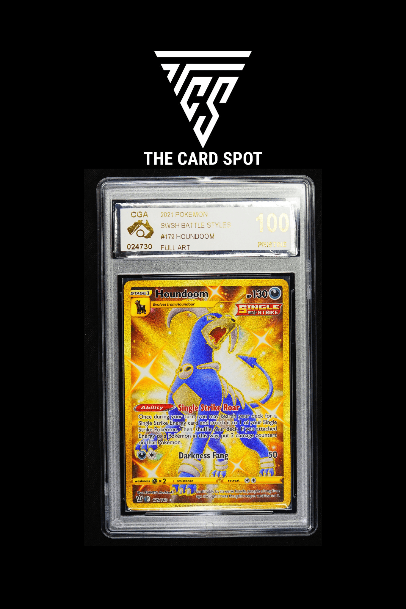 179/163 Houndoom CGA 100 - Pokemon TCG - THE CARD SPOT PTY LTD.