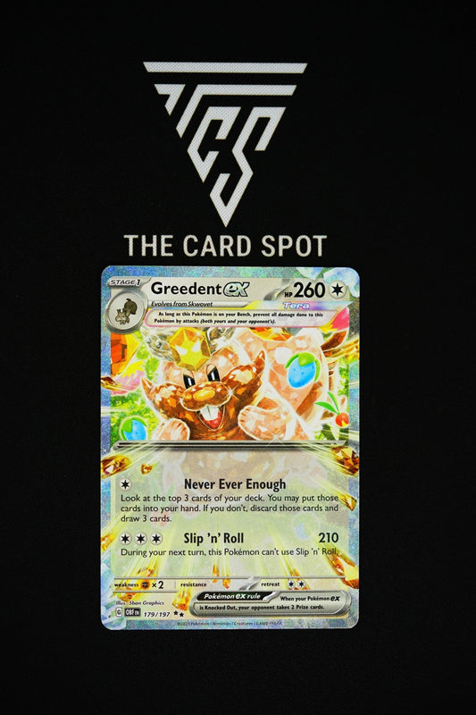 179/197 Greedent ex - Pokemon - THE CARD SPOT PTY LTD.Pokemon Raw CardsPokémon