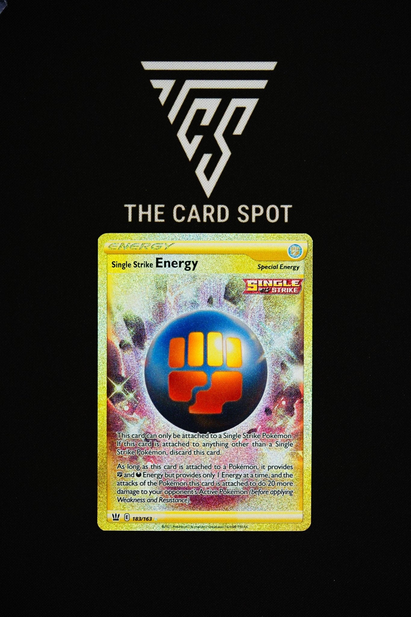 183/163 Single Strike Energy Gold - Pokemon TCG - THE CARD SPOT PTY LTD.