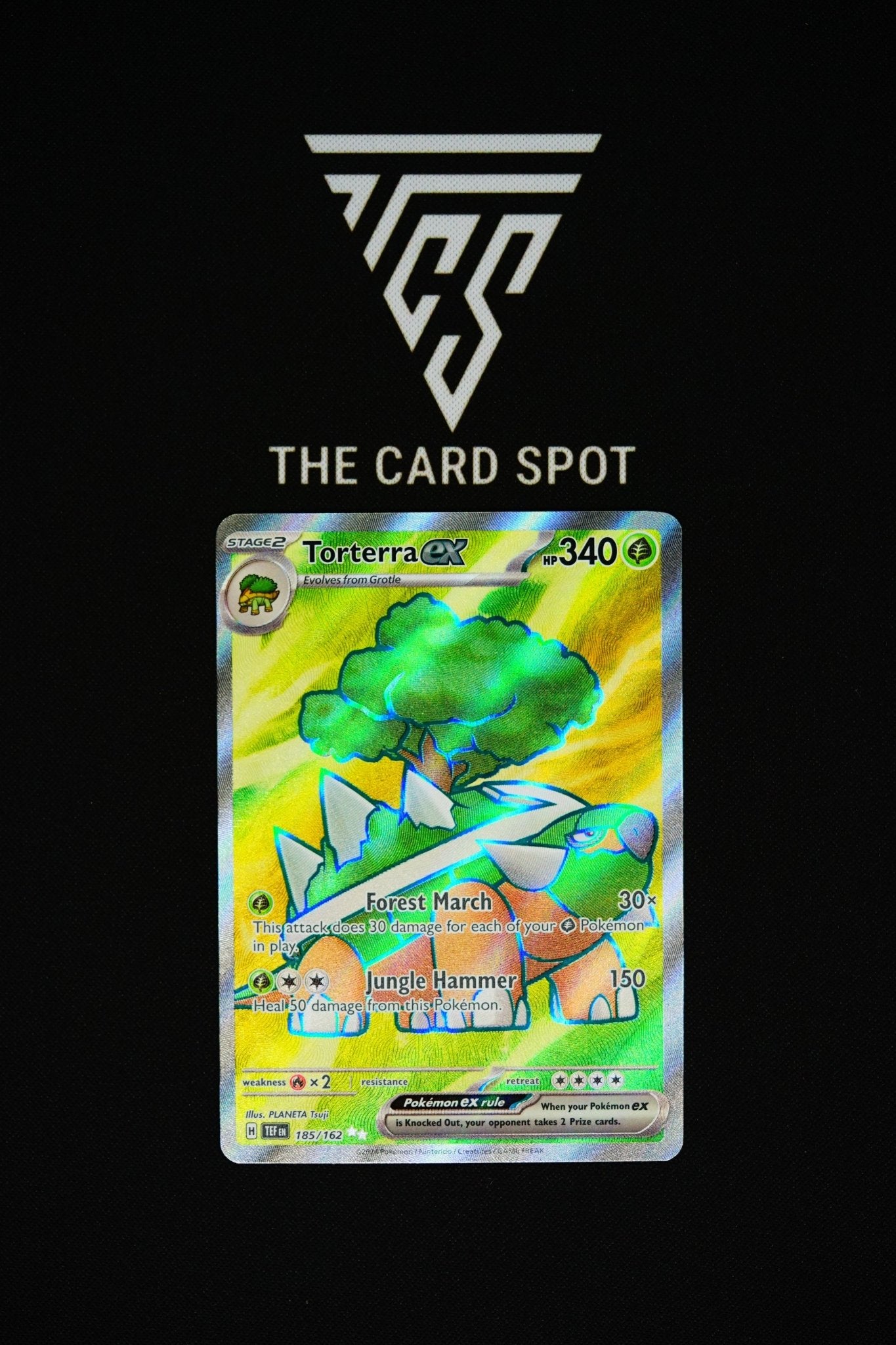 185/162 - Torterra EX - Pokemon TCG - THE CARD SPOT PTY LTD.