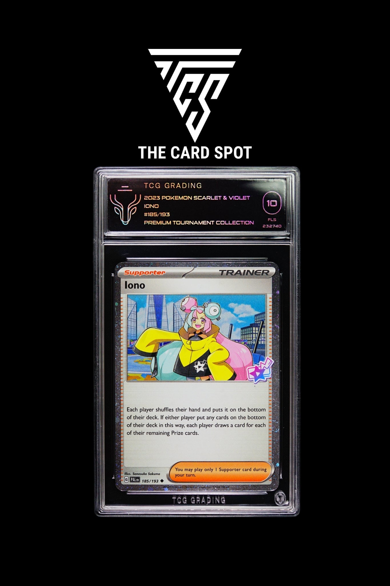 185/193 Iono TCG 10 - Pokemon TCG - THE CARD SPOT PTY LTD.