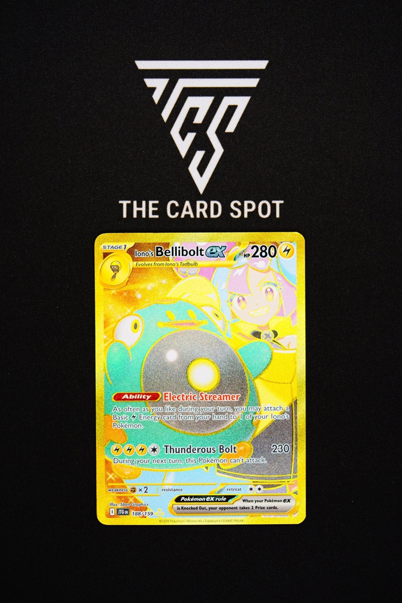 188/159 - Iono's Bellibolt Ex - Pokemon TCG - THE CARD SPOT PTY LTD.