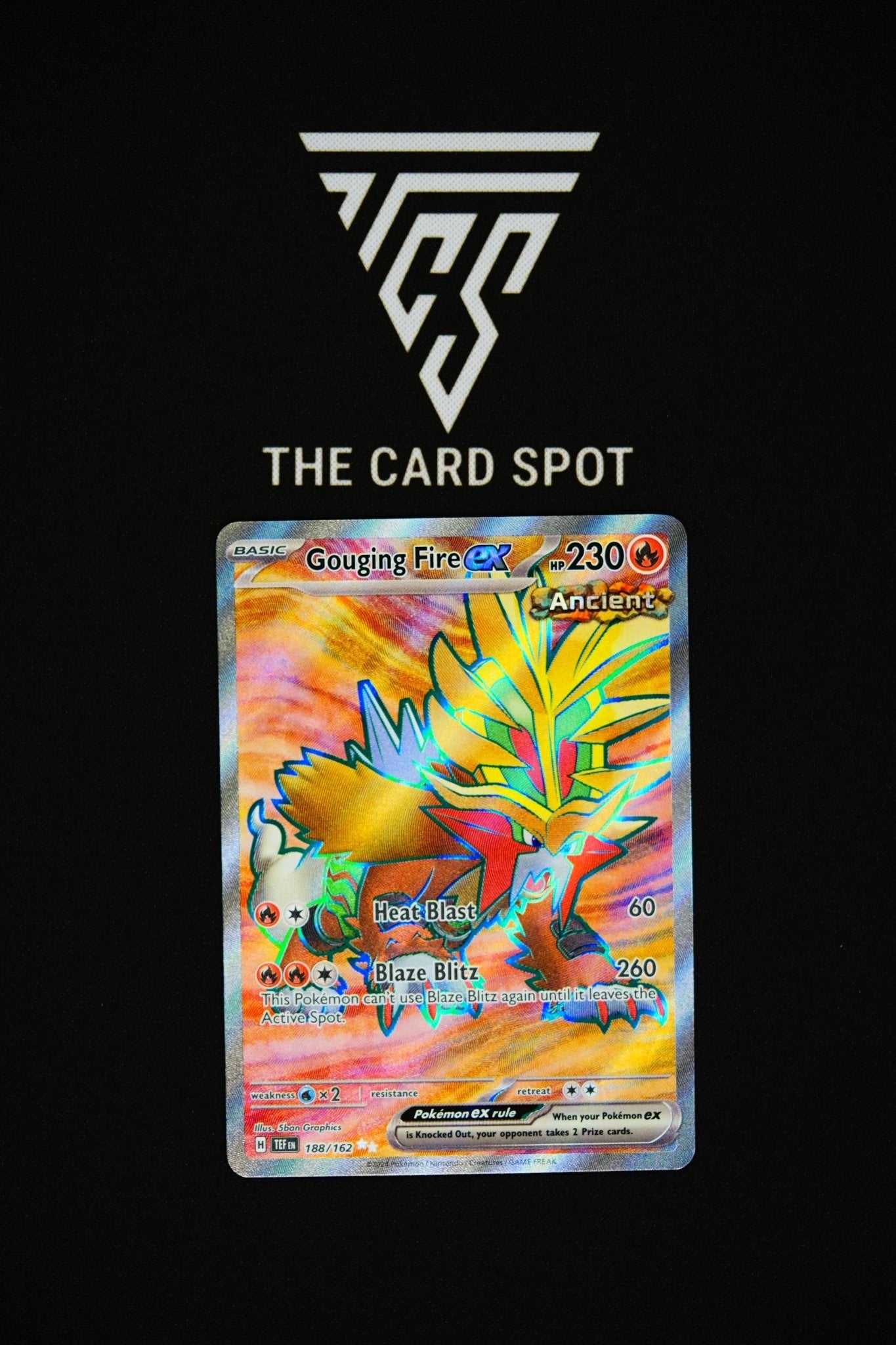 188/162 - Gouging Fire EX - Pokemon TCG - THE CARD SPOT PTY LTD.