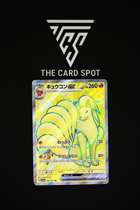 188/165 SR Ninetales ex - sv2a Pokemon TCG - THE CARD SPOT PTY LTD.Pokemon Raw CardsPokémon